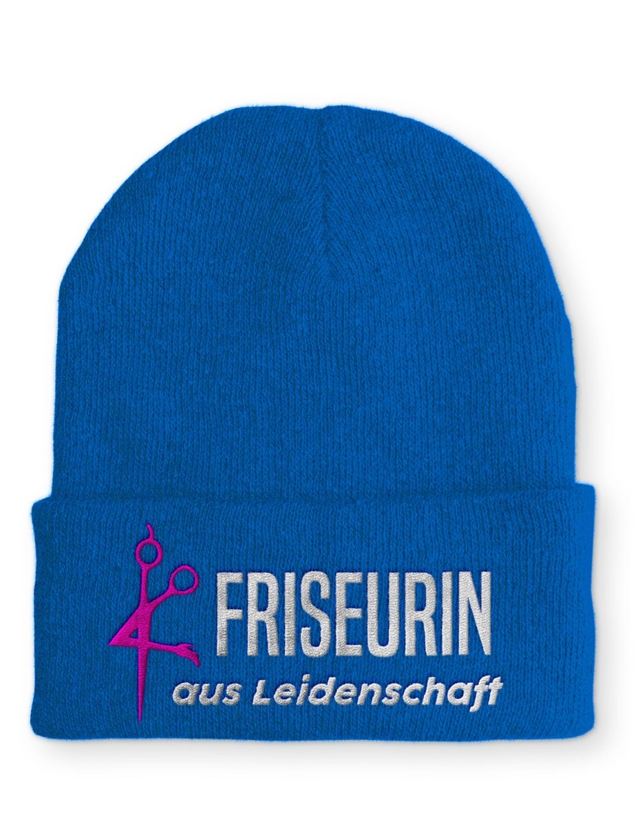 Mütze Friseurin aus Leidenschaft Wintermütze Beanie - Schwarzer - Kaffee