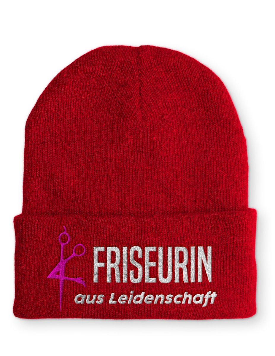 Mütze Friseurin aus Leidenschaft Wintermütze Beanie - Schwarzer - Kaffee