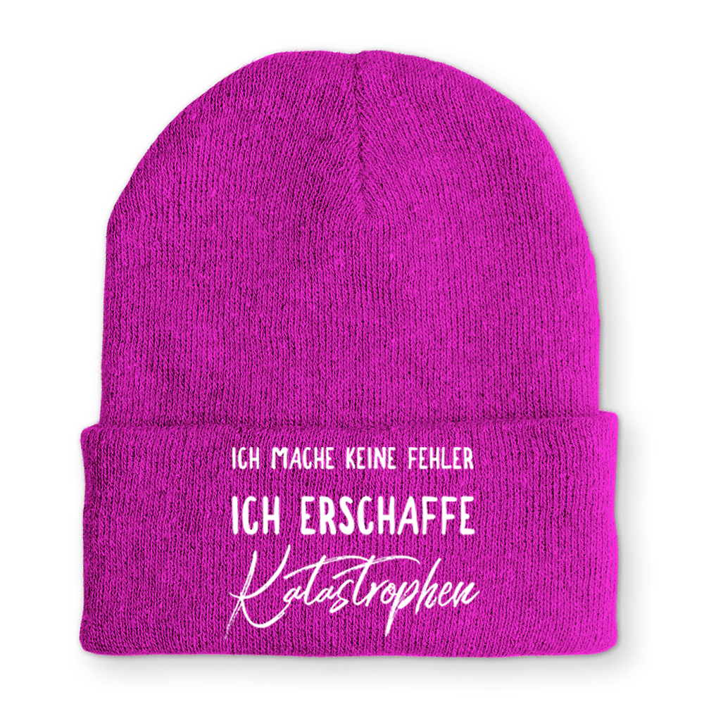Mütze Ich mache keine Fehler - Schwarzer - Kaffee