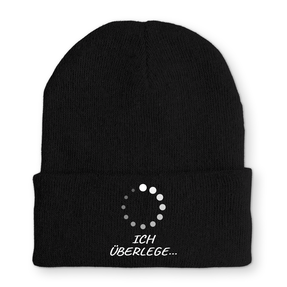 Mütze Ich überlege - Schwarzer - Kaffee