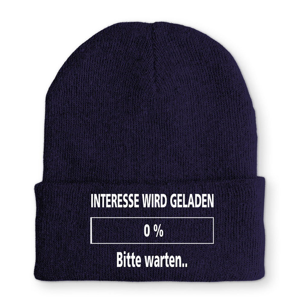 Mütze Interesse wird geladen bitte warten - Schwarzer - Kaffee