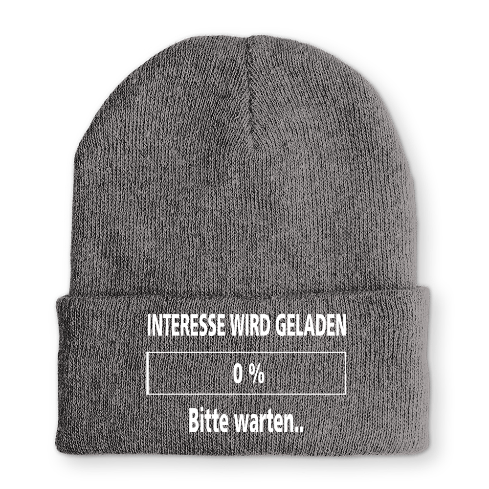Mütze Interesse wird geladen bitte warten - Schwarzer - Kaffee
