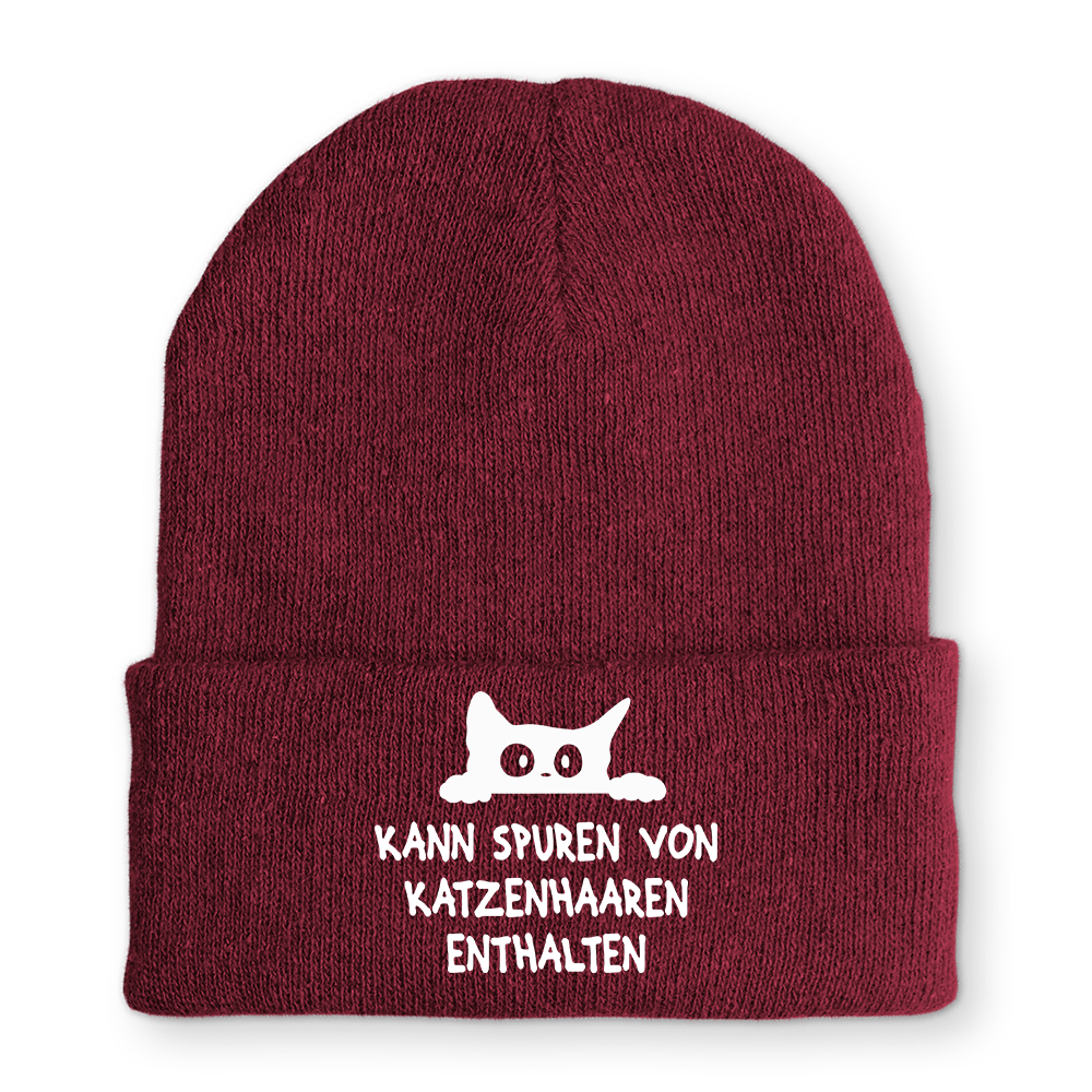 Mütze Kann spuren von Katzenhaaren enthalten - Schwarzer - Kaffee