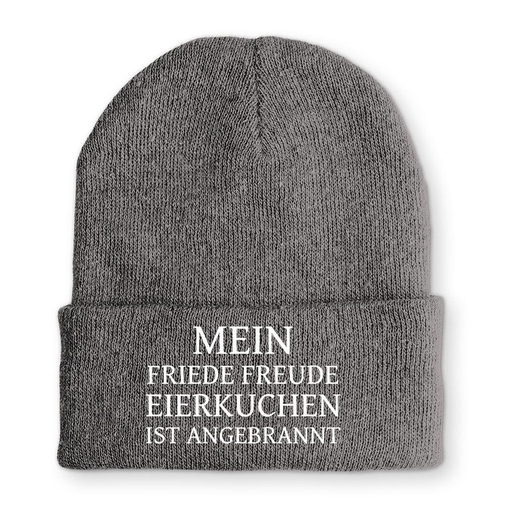 Mütze Mein Friede Freude Eierkuchen - Schwarzer - Kaffee