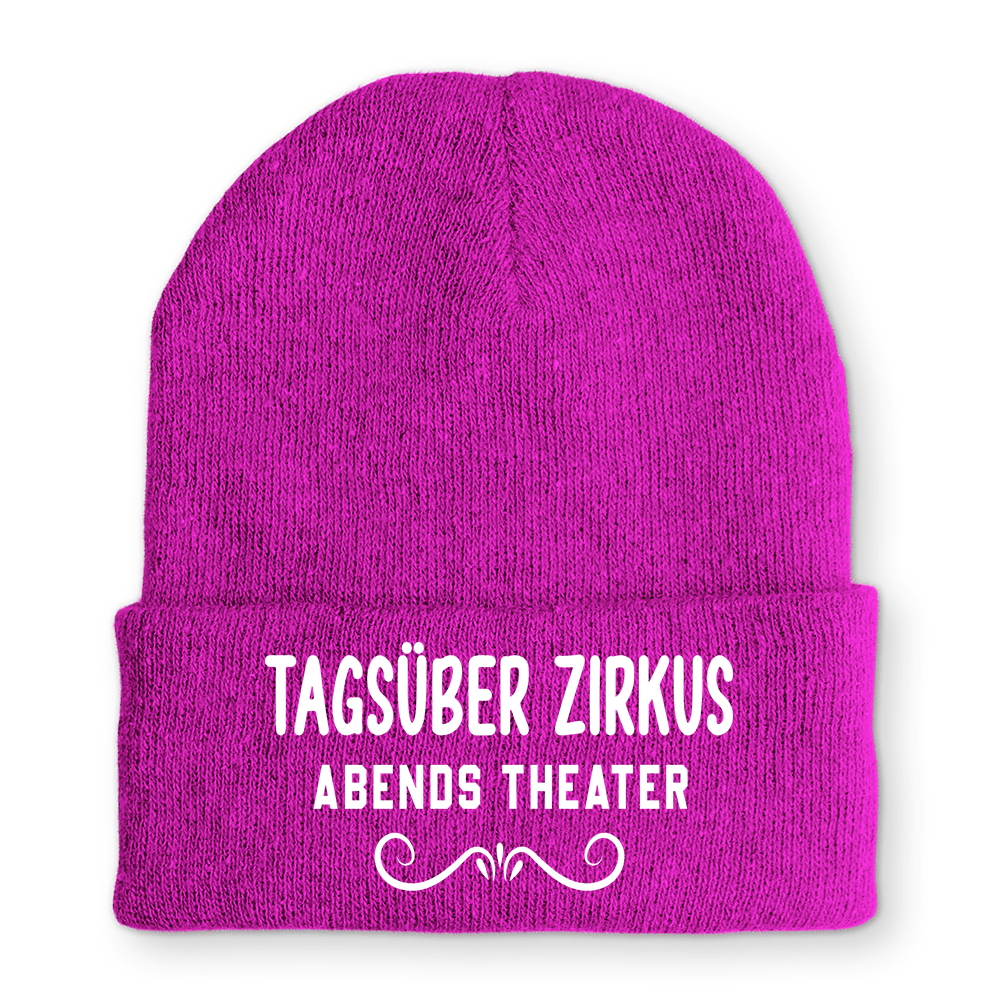 Mütze Tagsüber Zirkus Abends Theater - Schwarzer - Kaffee