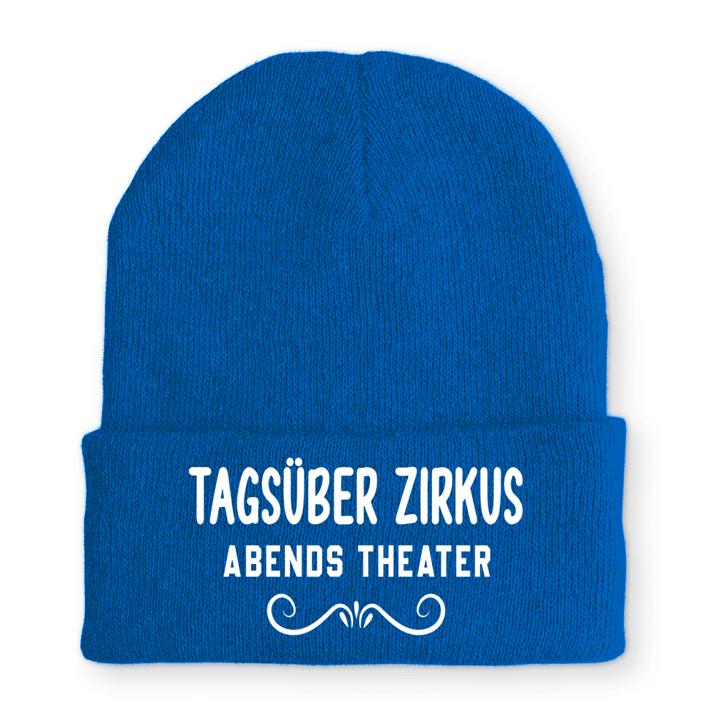 Mütze Tagsüber Zirkus Abends Theater - Schwarzer - Kaffee