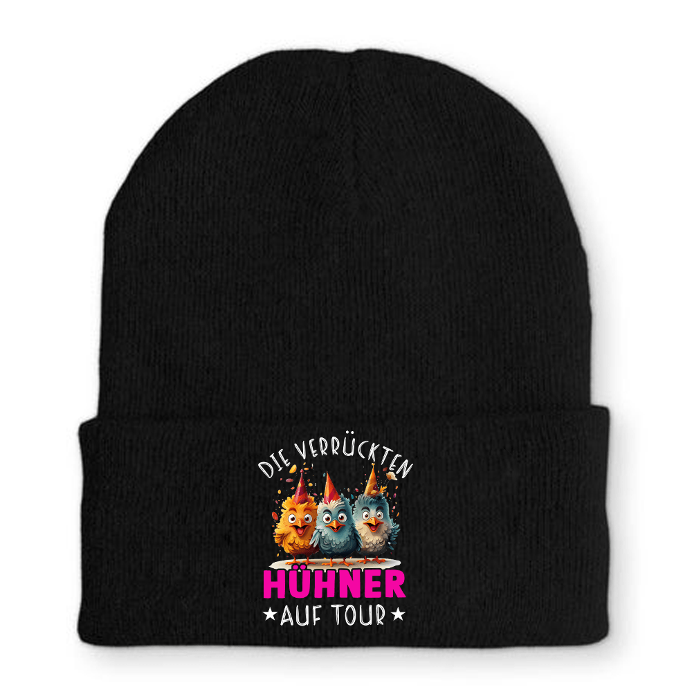 Mütze Verrückte Hühner - Schwarzer - Kaffee
