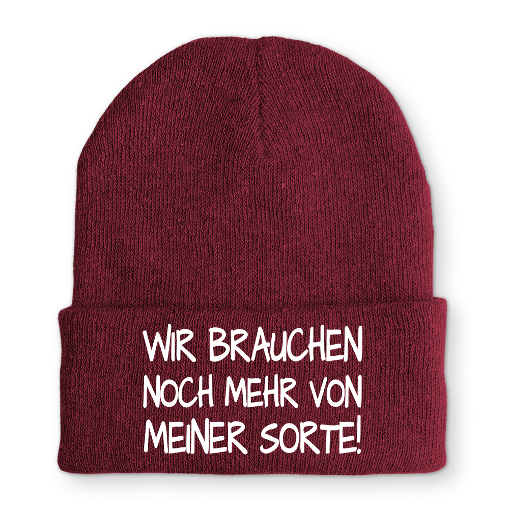 Mütze Wir brauchen noch mehr von meiner Sorte! - Schwarzer - Kaffee