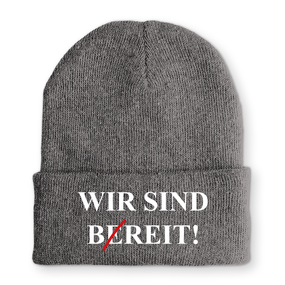 Mütze Wir sind bereit - Schwarzer - Kaffee