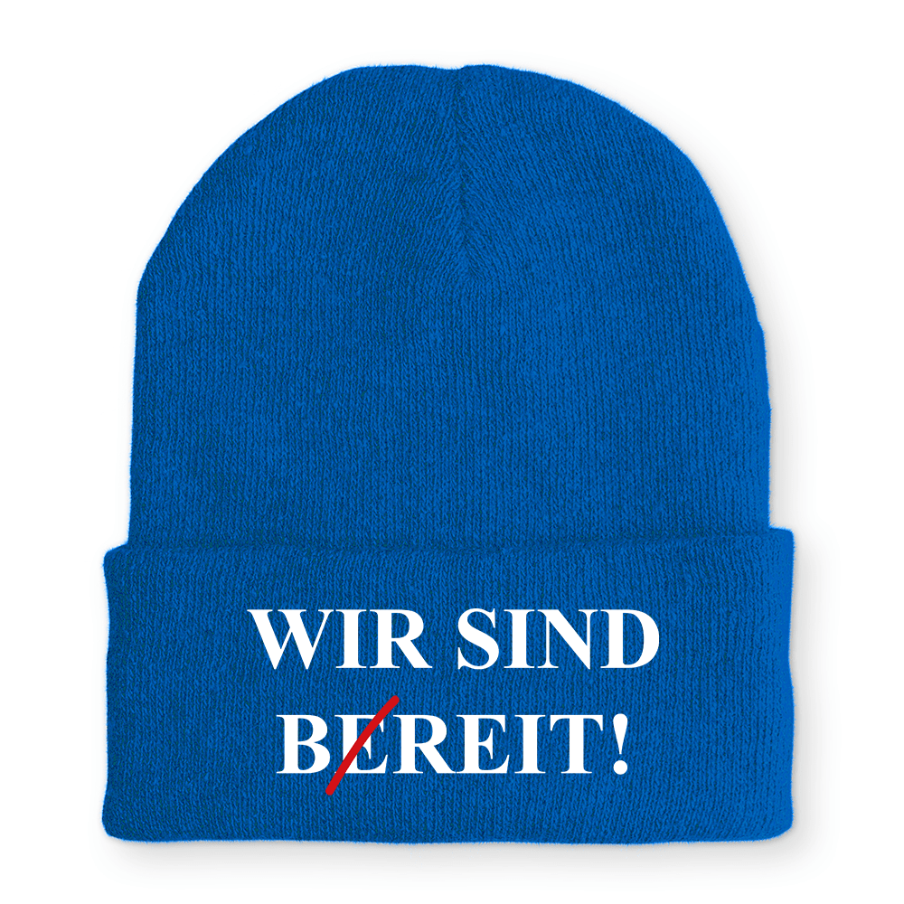 Mütze Wir sind bereit - Schwarzer - Kaffee