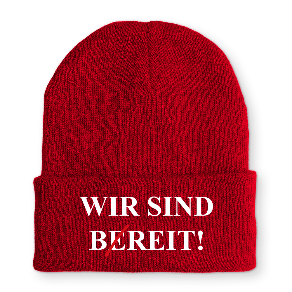 Mütze Wir sind bereit - Schwarzer - Kaffee