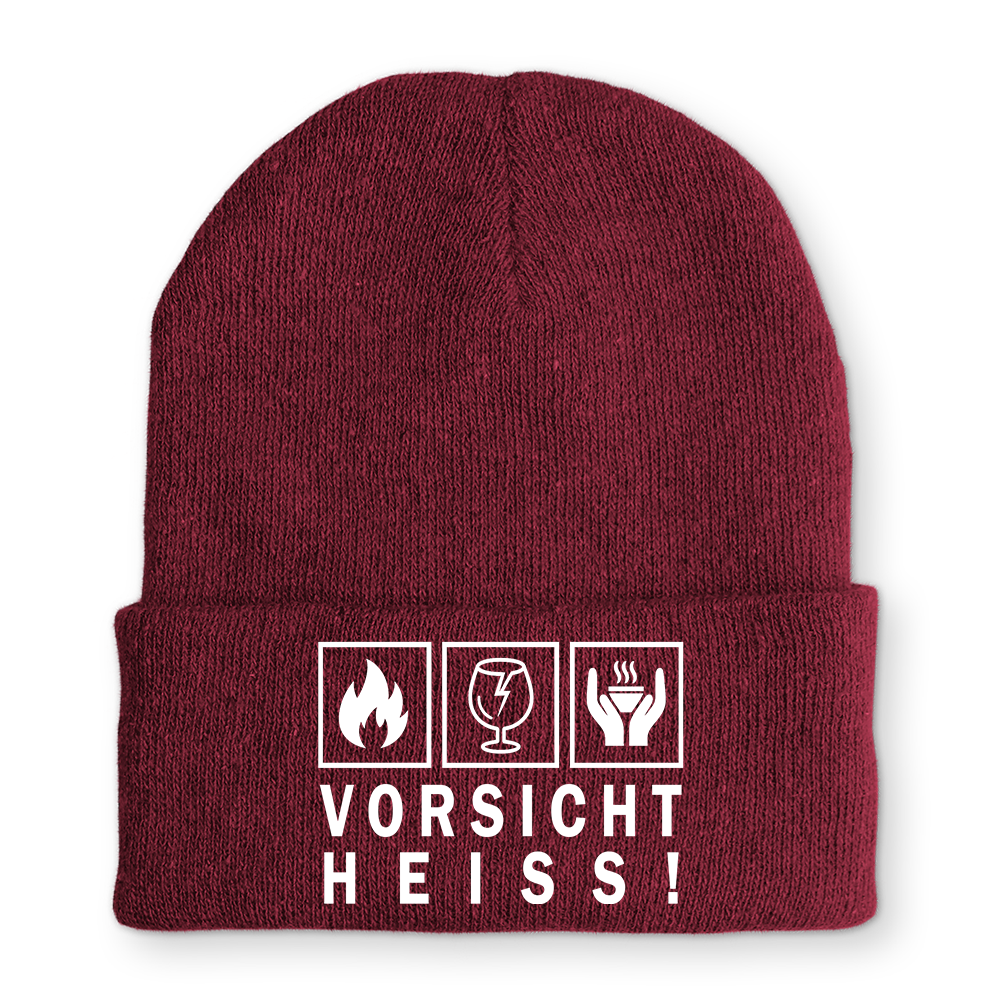 Mütze Vorsicht heiss!