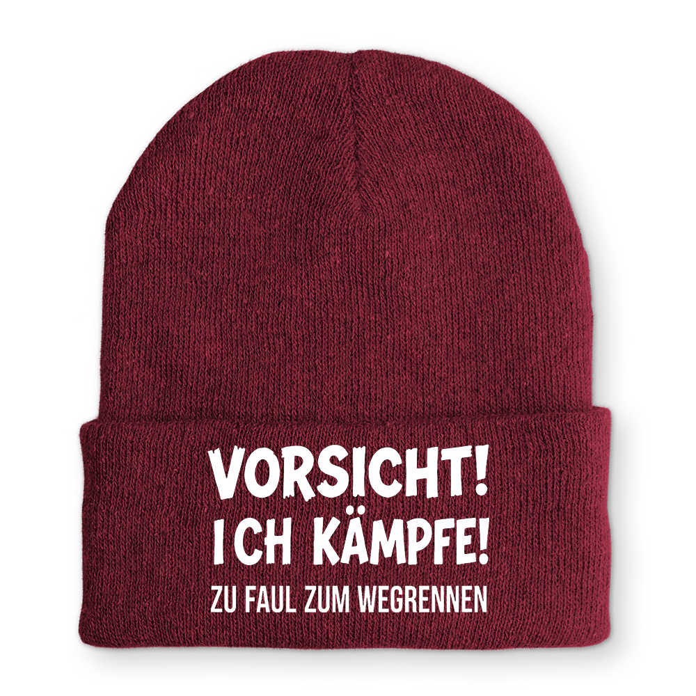 Mütze Vorsicht! Ich kämpfe!