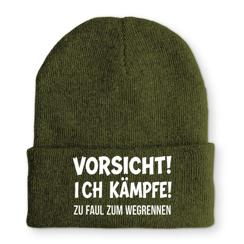 Mütze Vorsicht! Ich kämpfe!