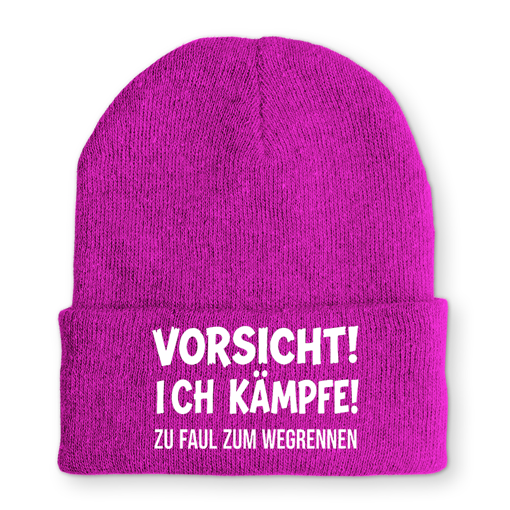 Mütze Vorsicht! Ich kämpfe!