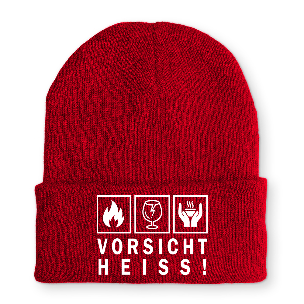 Mütze Vorsicht heiss!