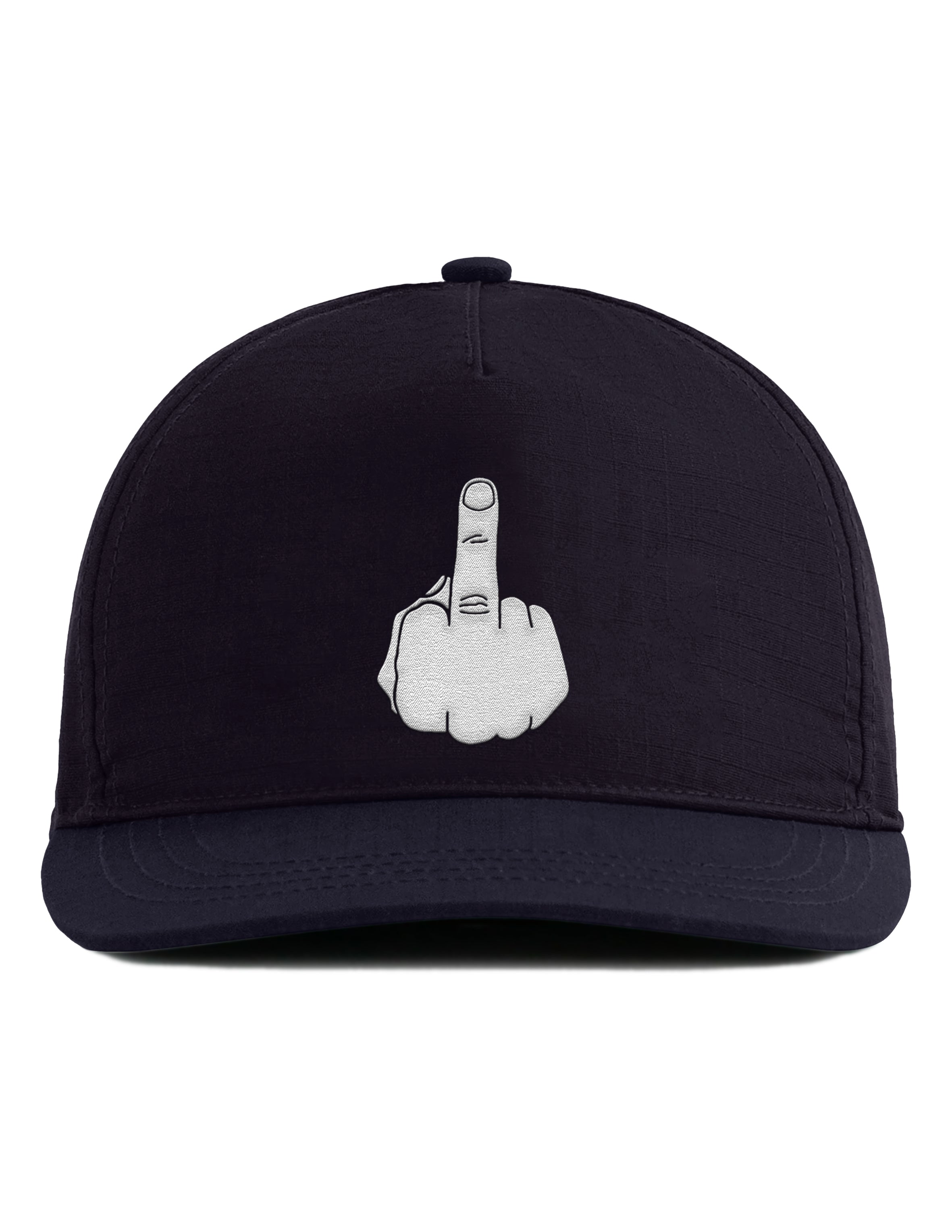 Snapback Cap – Mittelfinger – Unisex Basecap - Bestickt