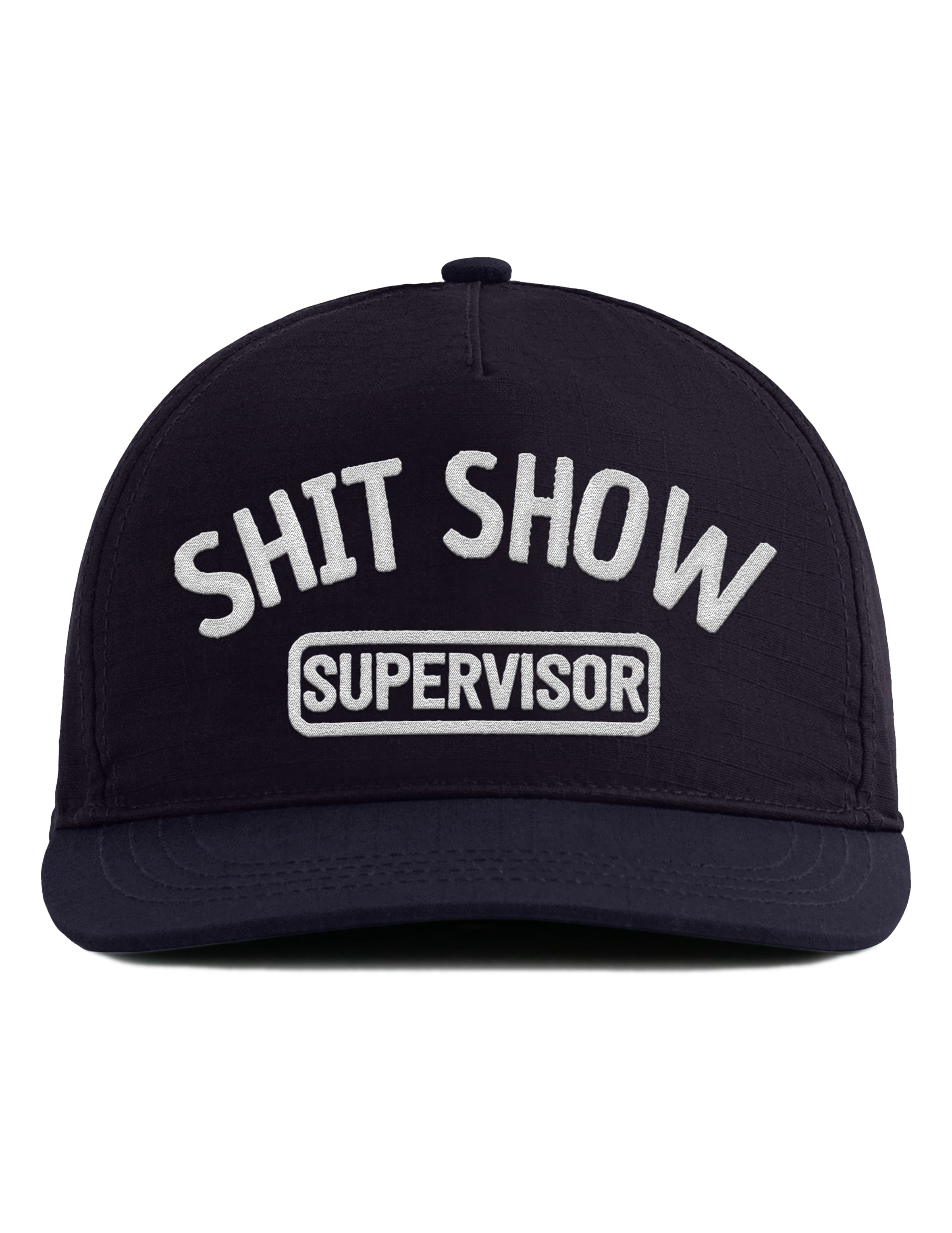 Snapback Cap – Shit Show Supervisor – Unisex Basecap - Bestickt