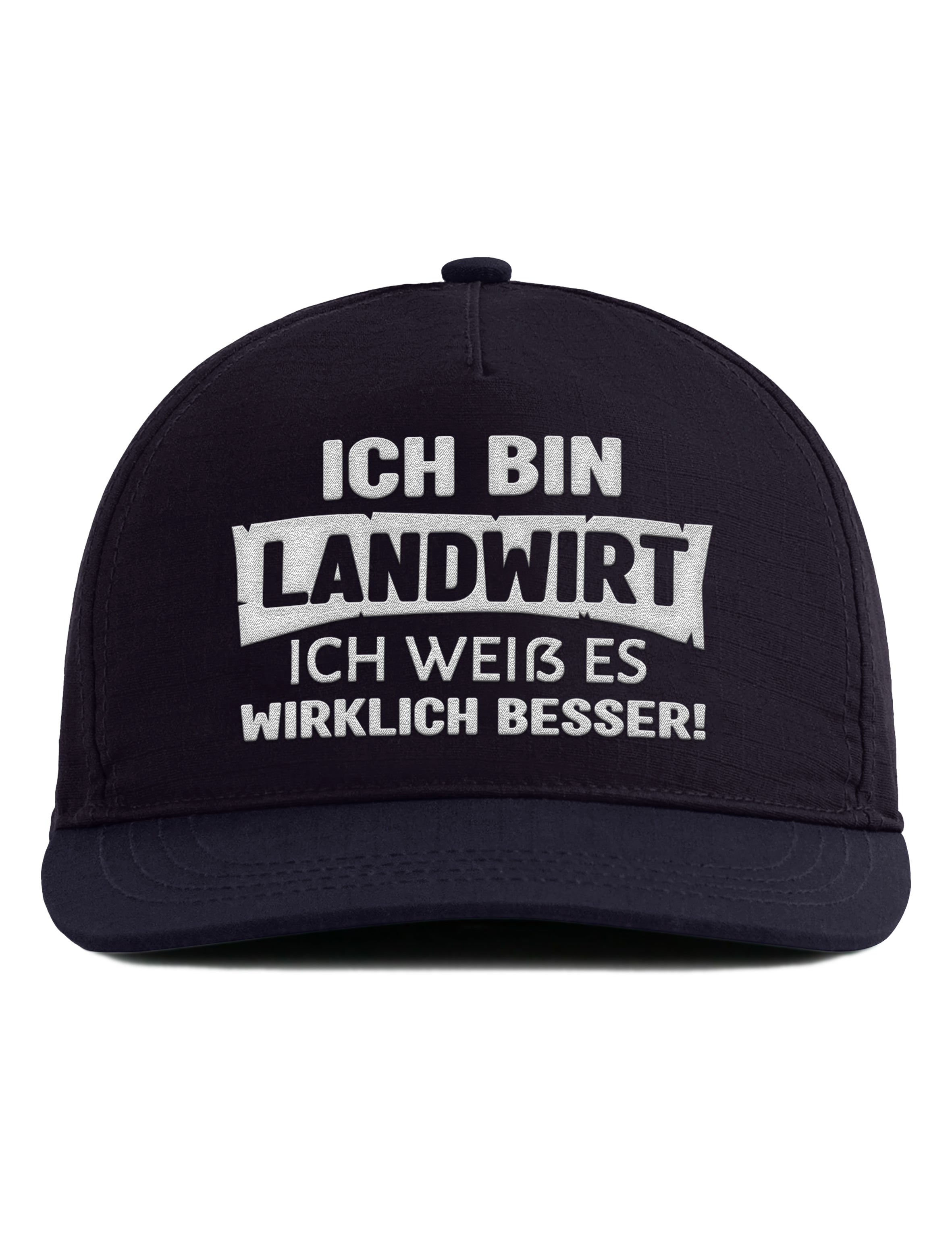 Snapback Cap – Ich bin Landwirt – Bestickt – Unisex Basecap
