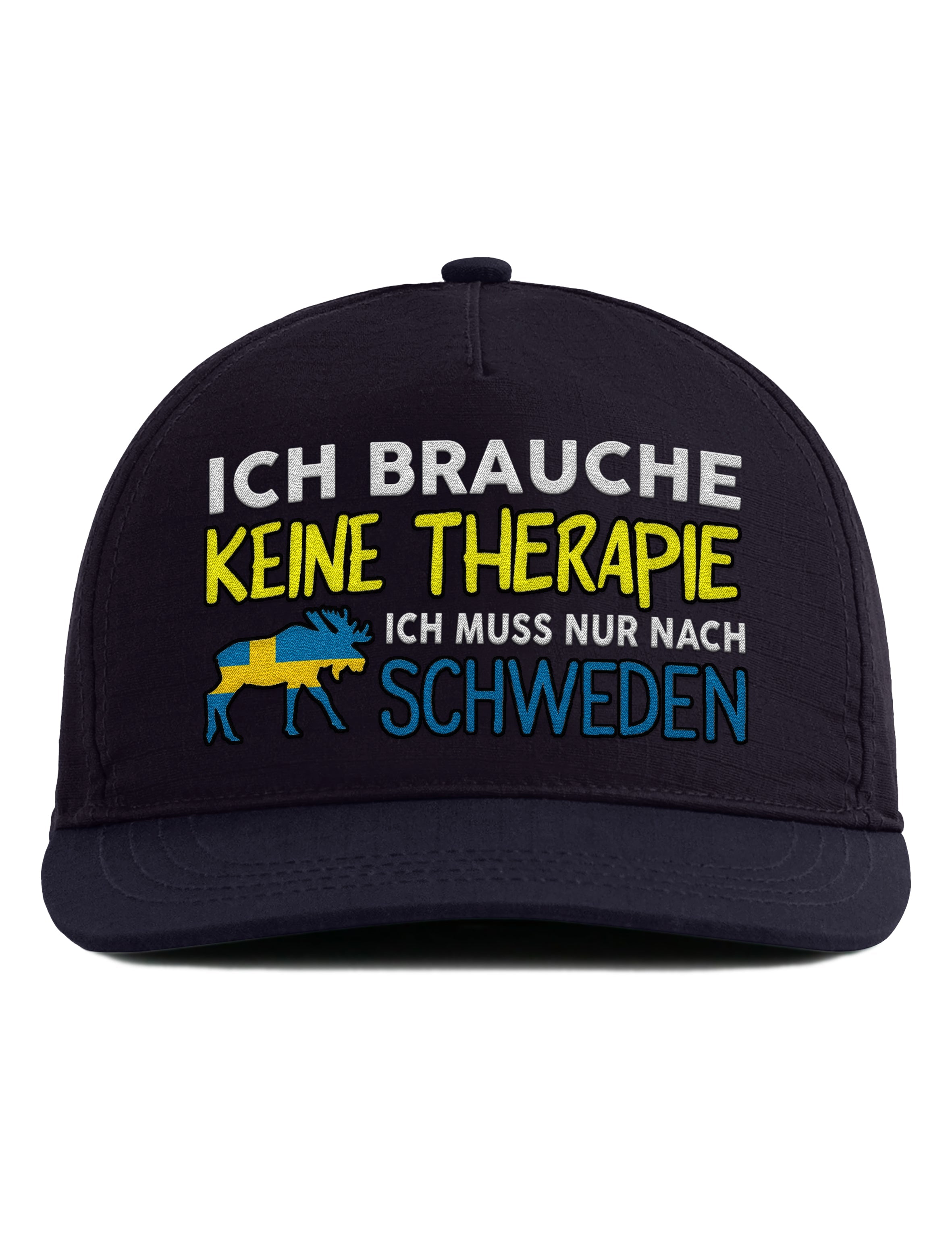 Snapback Cap – Ich muss nur nach Schweden – Unisex Basecap - Bestickt