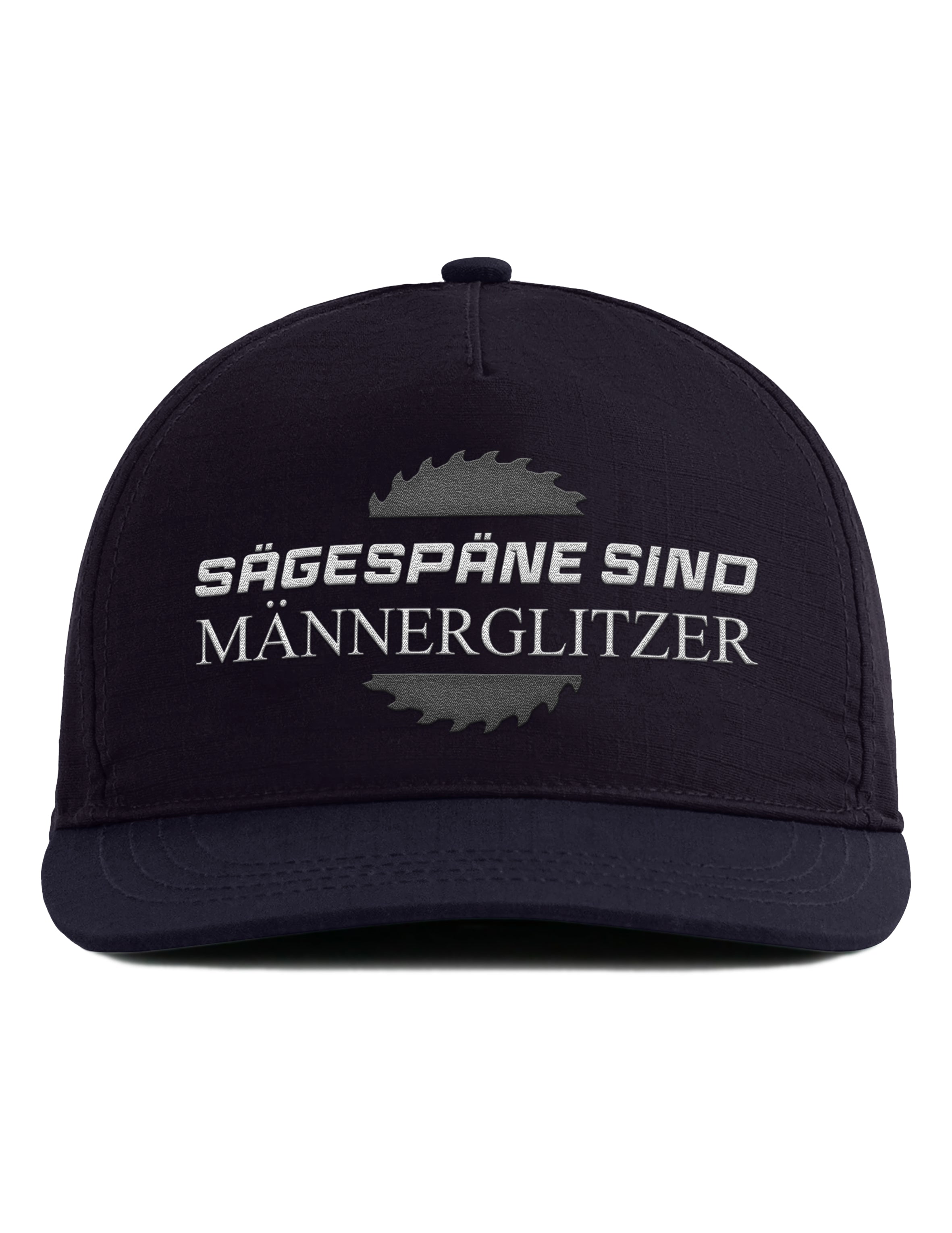 Snapback Cap – Sägespäne sind Männerglitzer – Bestickt – Unisex Basecap