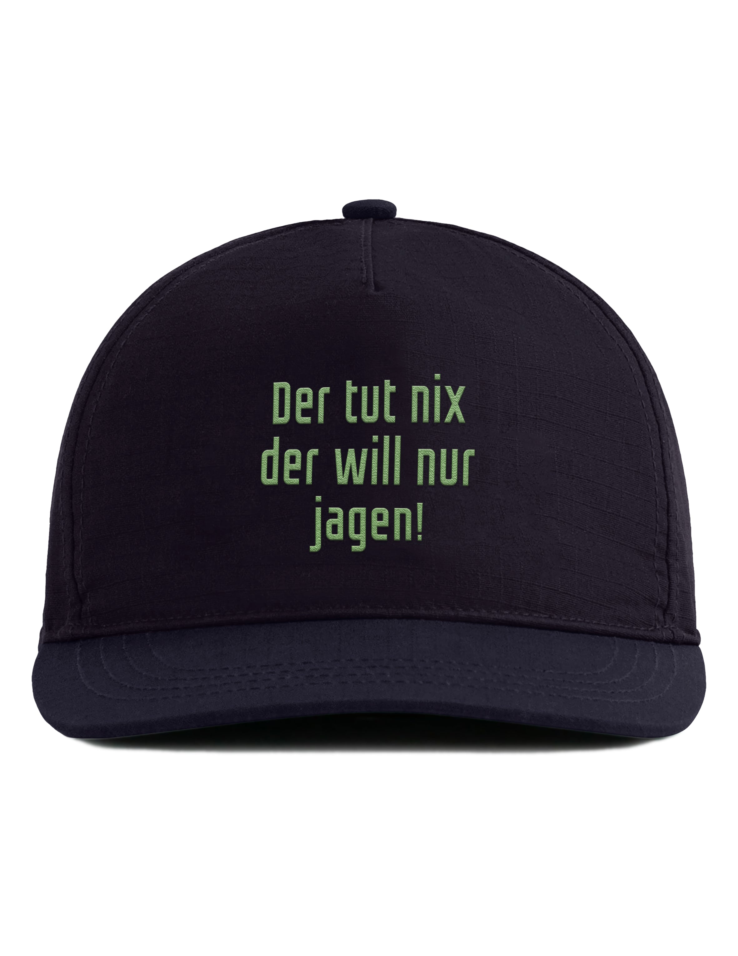Snapback Cap – Der tut nix der will nur jagen – Bestickt – Unisex Basecap