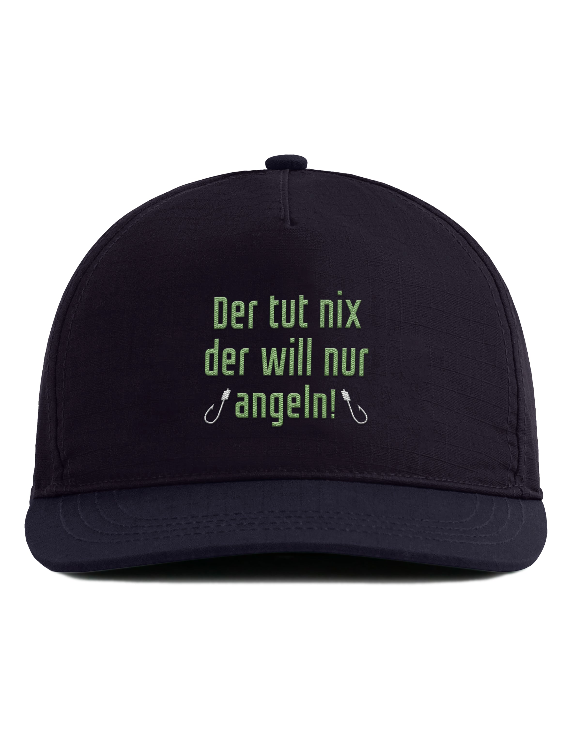 Snapback Cap – Der tut nix der will nur angeln – Bestickt – Unisex Basecap