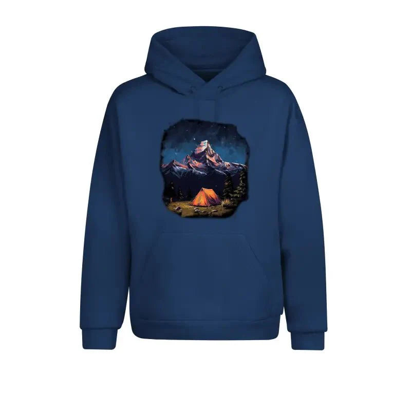Night Tent Mitternacht Statement Hoodie Unisex - tshirtladen -