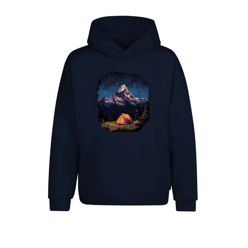Night Tent Mitternacht Statement Hoodie Unisex - tshirtladen -