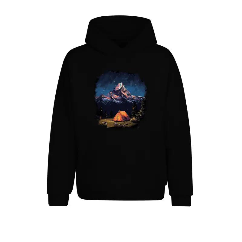 Night Tent Mitternacht Statement Hoodie Unisex - tshirtladen -