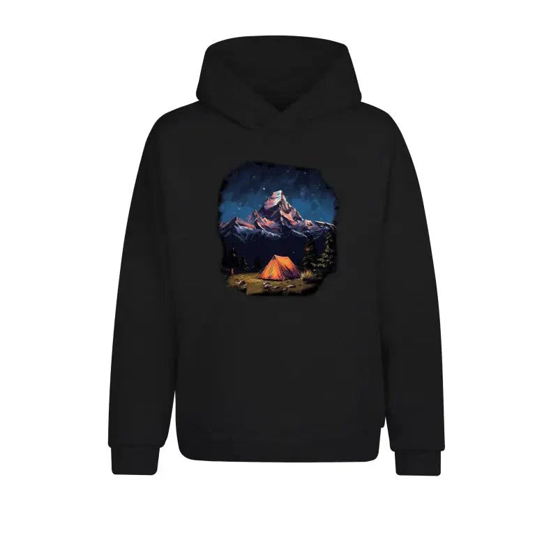 Night Tent Mitternacht Statement Hoodie Unisex - tshirtladen -