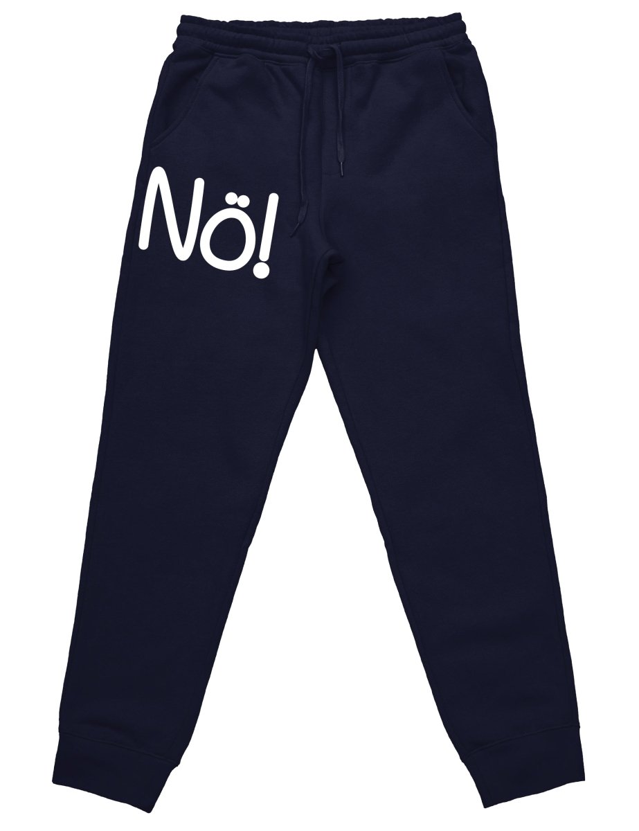 Nö! Jogginghose mit lustigem Spruch - Schwarzer - Kaffee