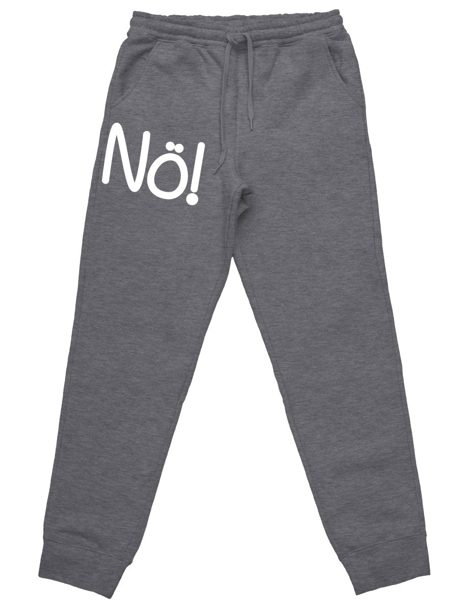 Nö! Jogginghose mit lustigem Spruch - Schwarzer - Kaffee