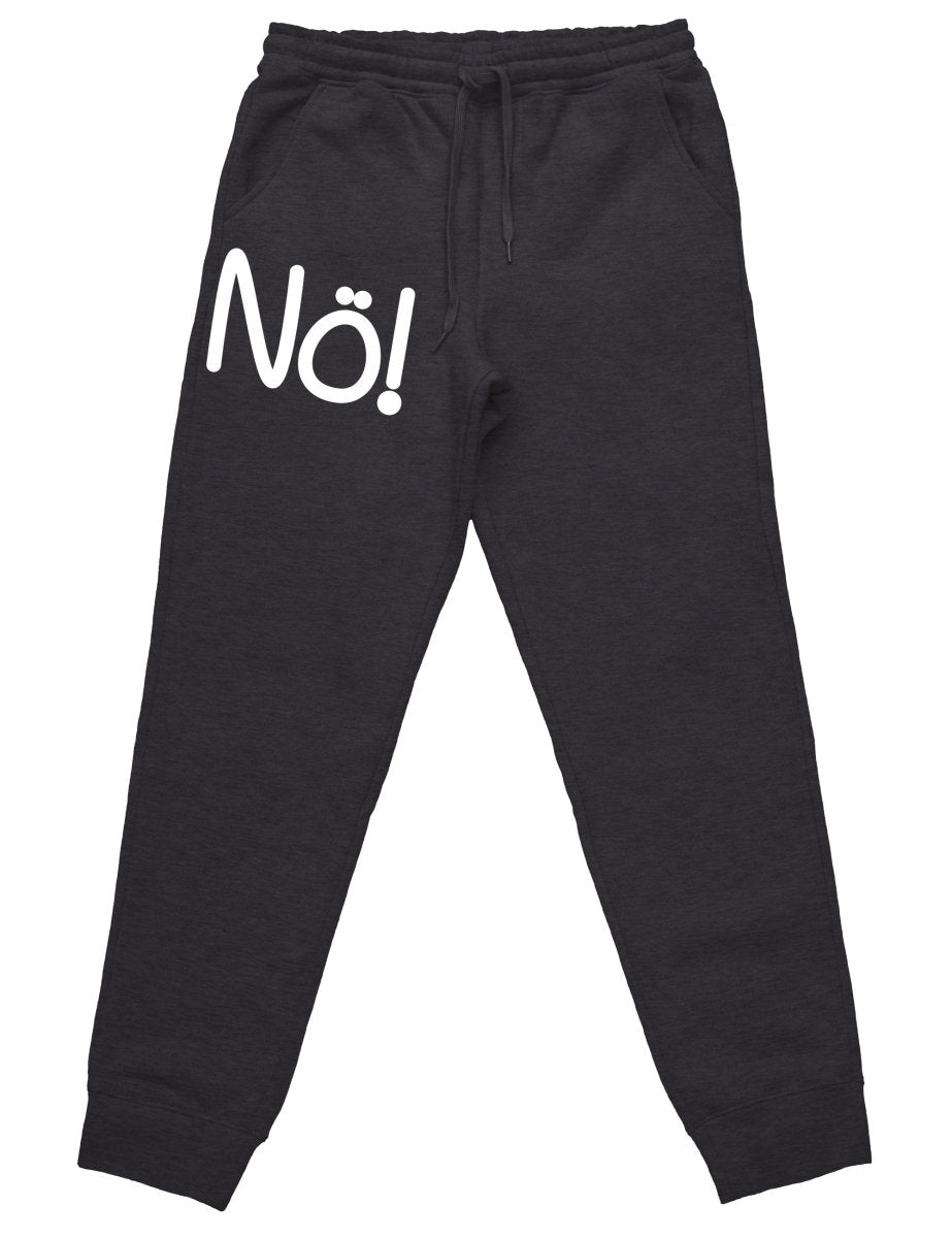Nö! Jogginghose mit lustigem Spruch - Schwarzer - Kaffee