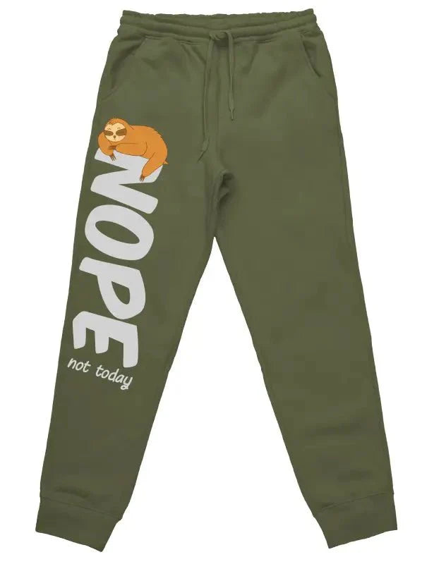Nope not today Jogginghose mit lustigem Spruch - tshirtladen -
