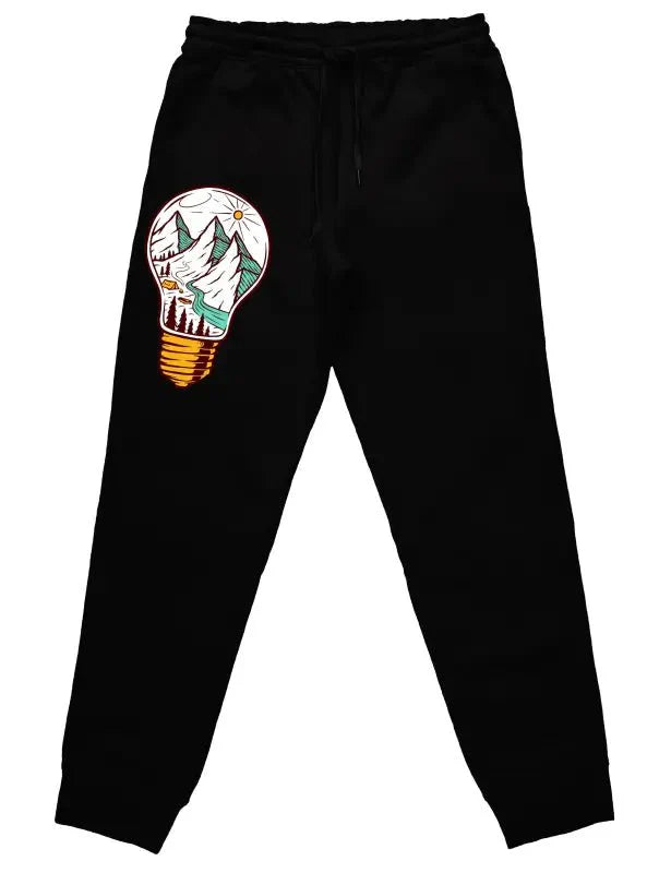 Outdoor Glühbirne Jogginghose mit lustigem Spruch - tshirtladen -
