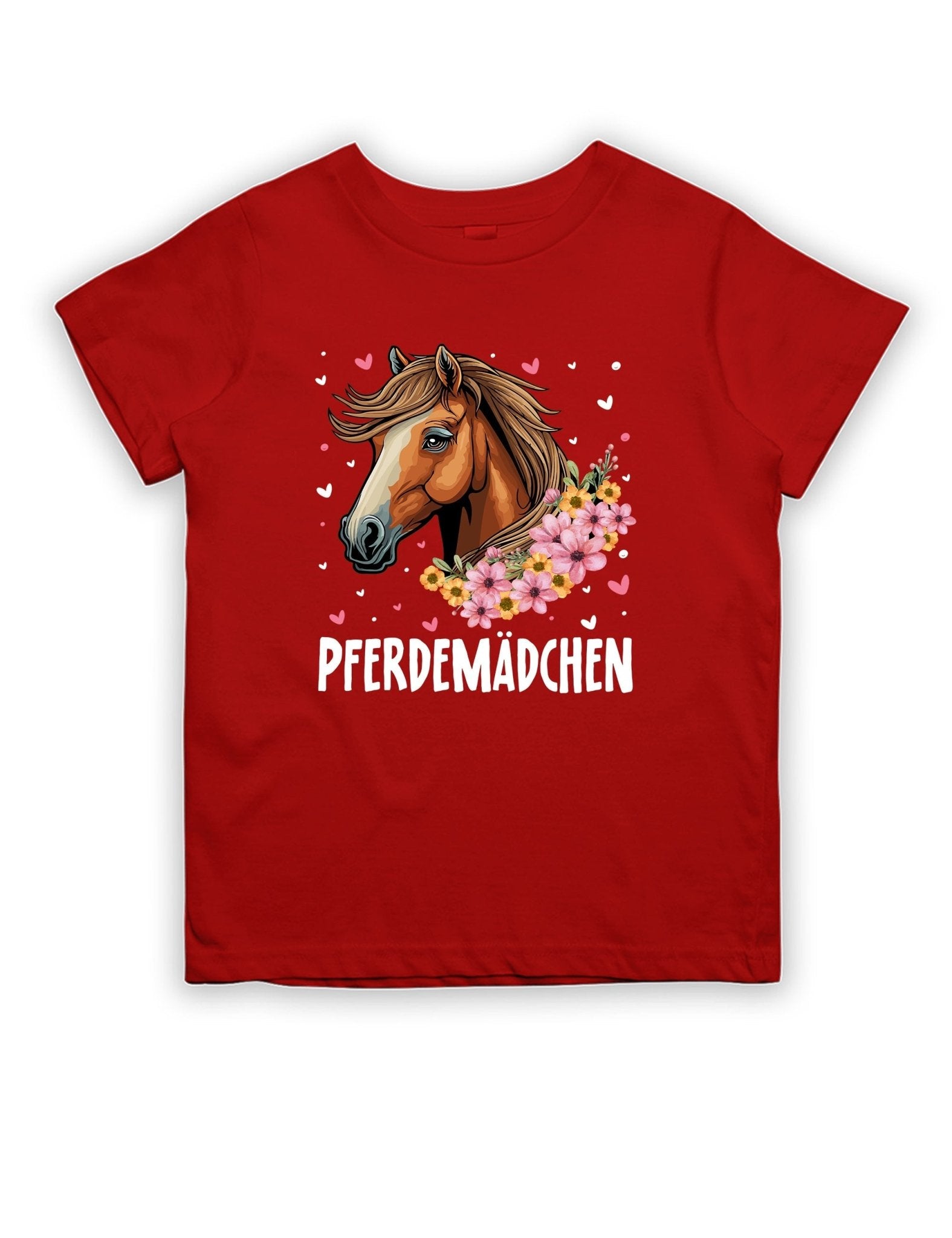 Pferdemädchen Kinder T-Shirt - tshirtladen -