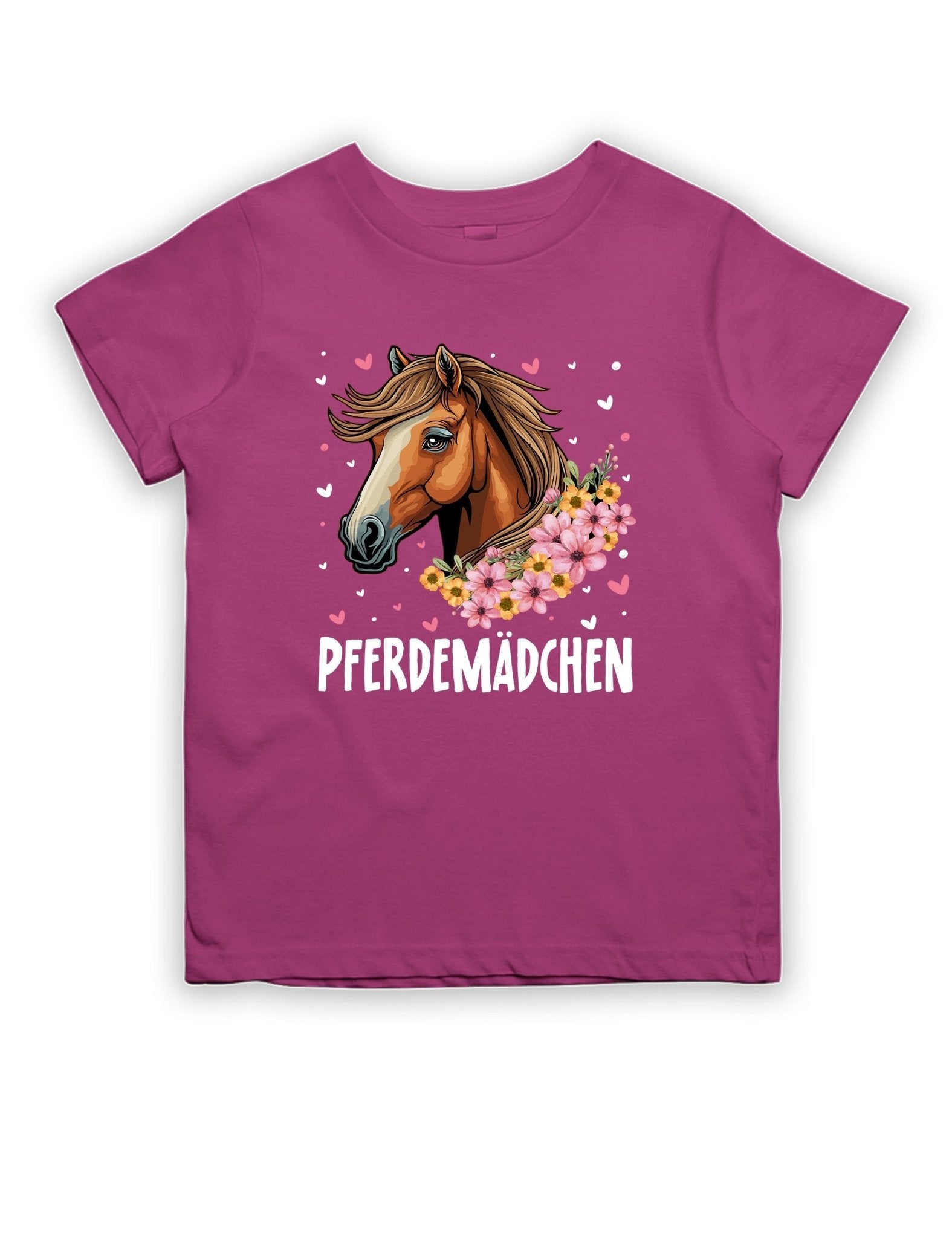 Pferdemädchen Kinder T-Shirt - tshirtladen -
