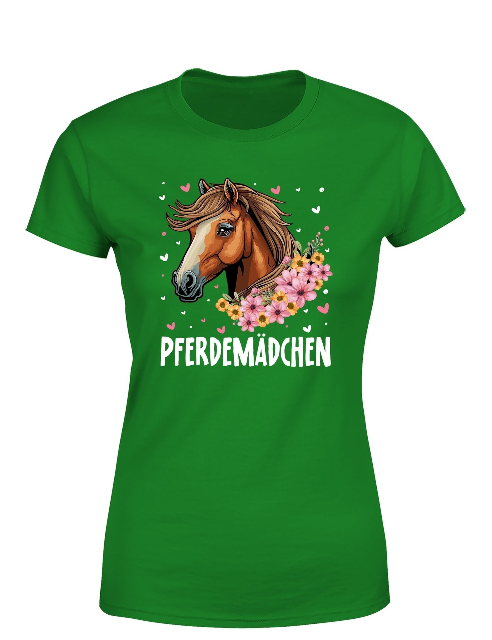 Pferdemädchen Statement Damen T-Shirt - tshirtladen - T-Shirt