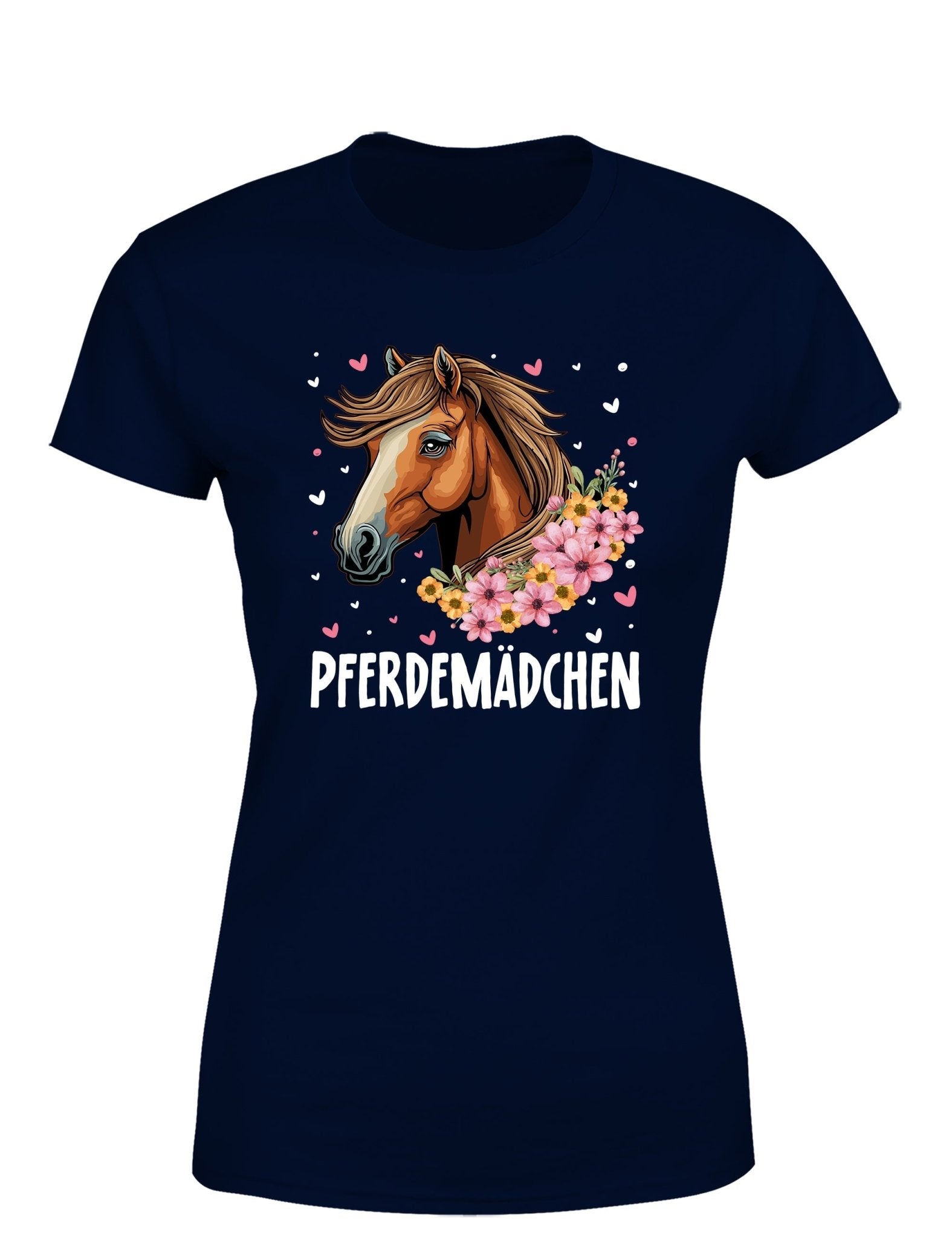 Pferdemädchen Statement Damen T-Shirt - tshirtladen - T-Shirt