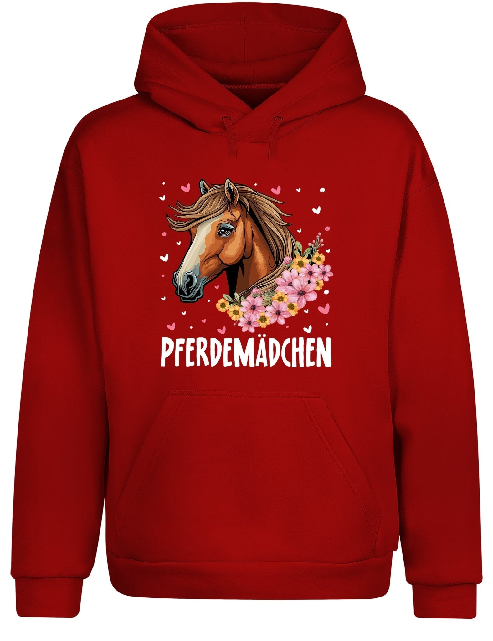 Pferdemädchen Statement Hoodie Kapuzenpullover Unisex - tshirtladen - Hoodie