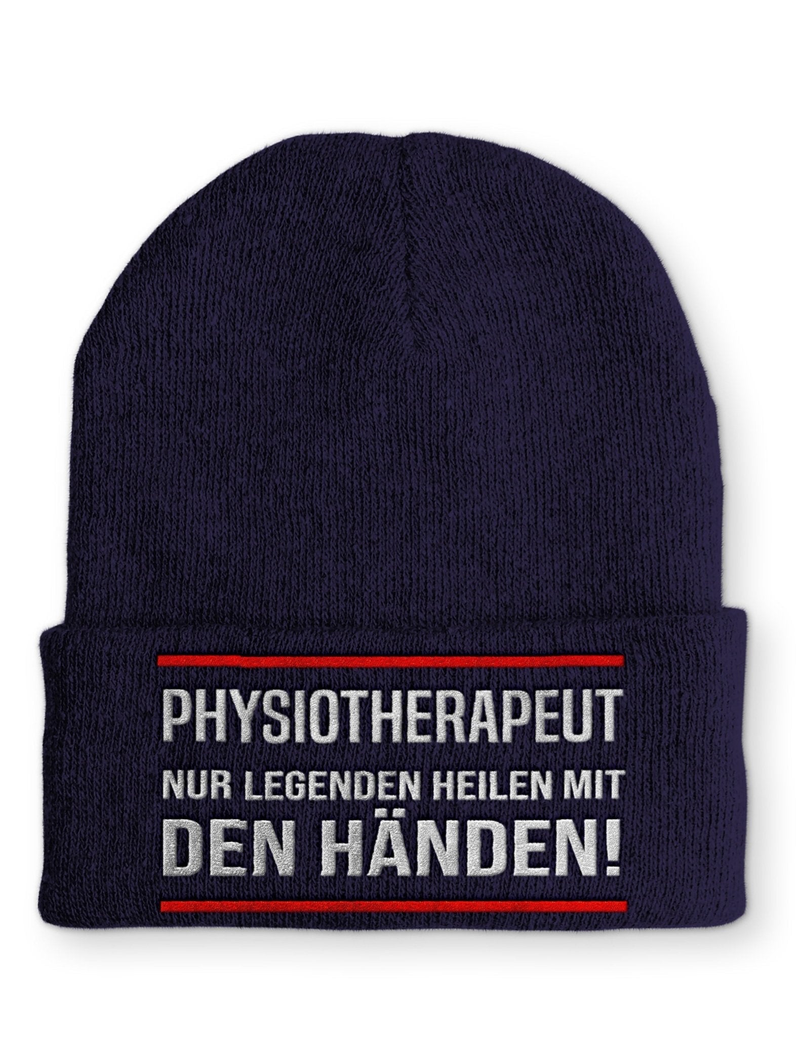 Physiotherapeut Beanie Mütze mit Spruch - tshirtladen - Mütze