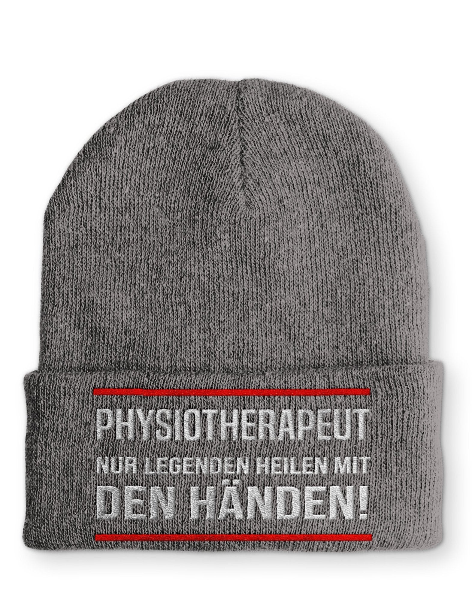Physiotherapeut Beanie Mütze mit Spruch - tshirtladen - Mütze
