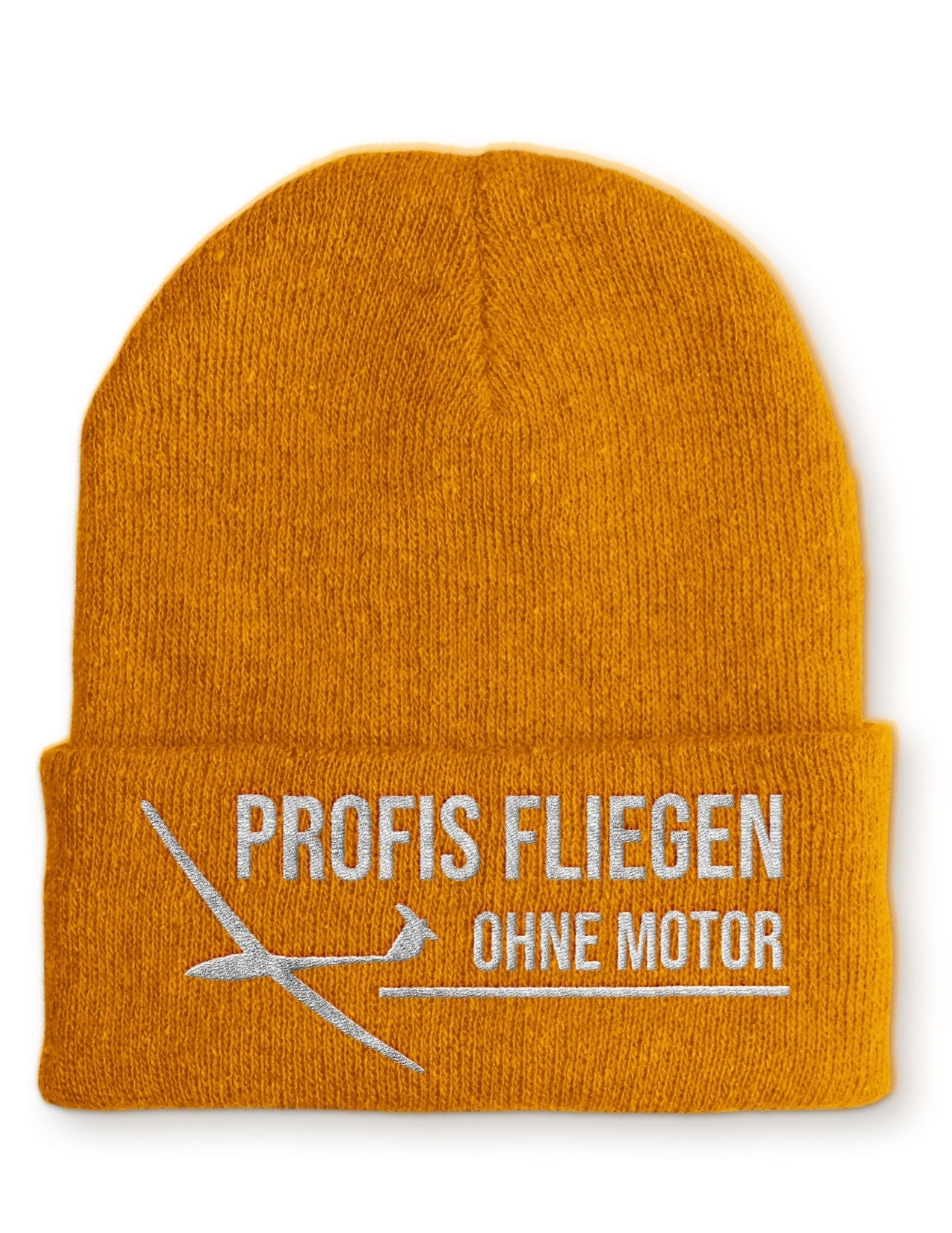 Profis fliegen ohne Motor Beanie Mütze mit Spruch - tshirtladen - Mütze
