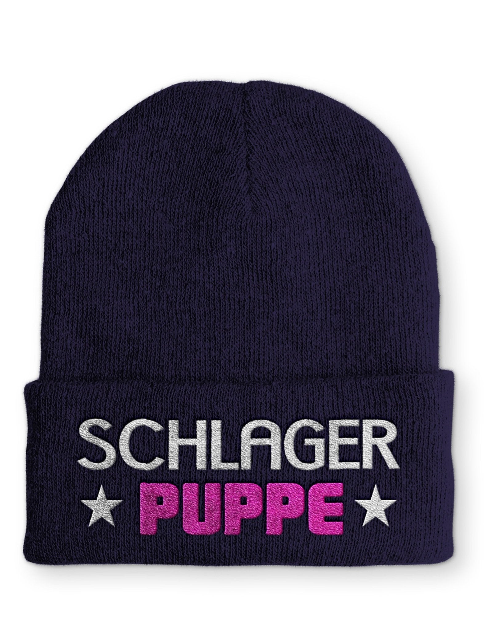 Schlager Puppe Beanie Mütze mit Spruch - tshirtladen - Mütze
