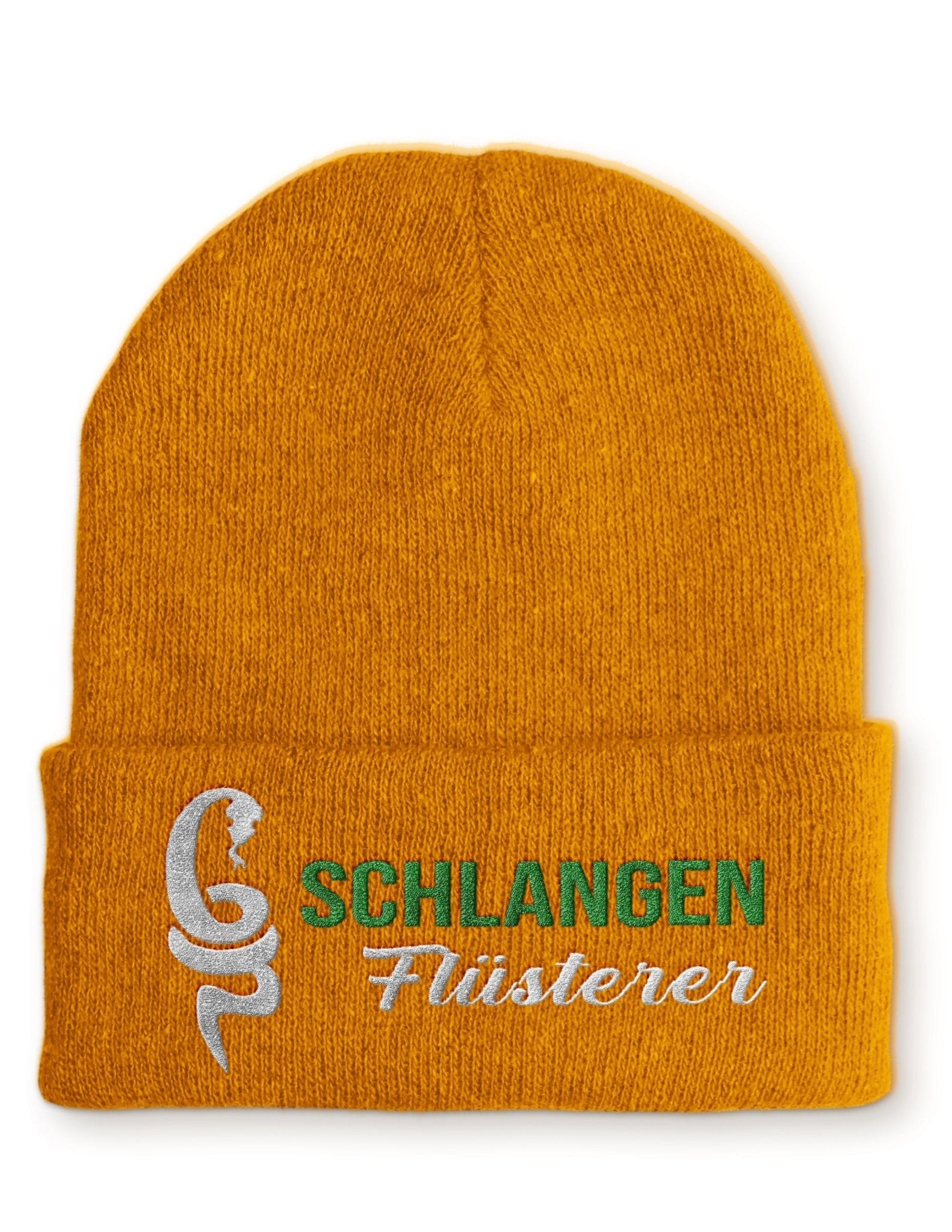 Schlangenflüsterer Beanie Mütze mit Spruch - tshirtladen - Mütze