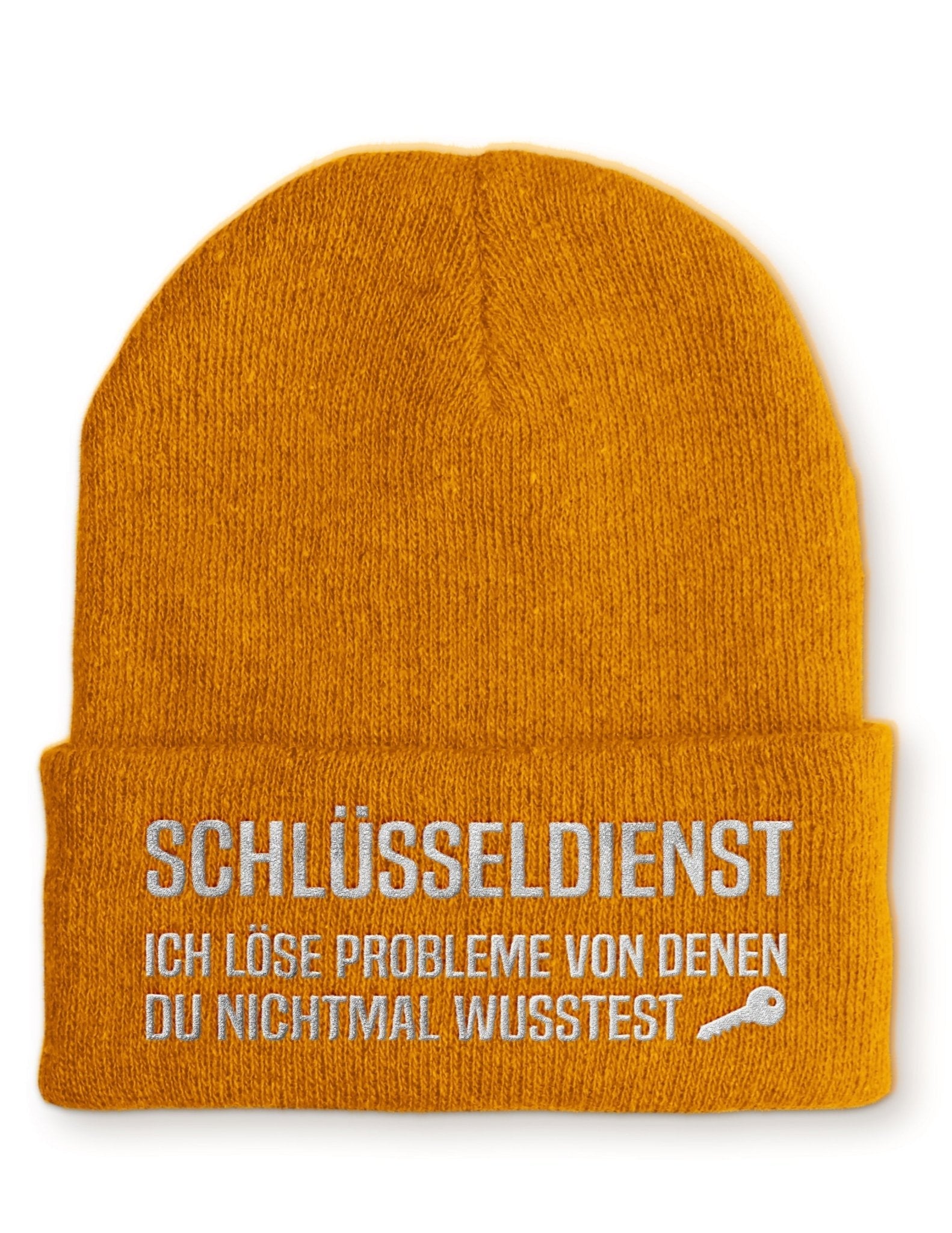 Schlüsseldienst Beanie Mütze mit Spruch - tshirtladen - Mütze