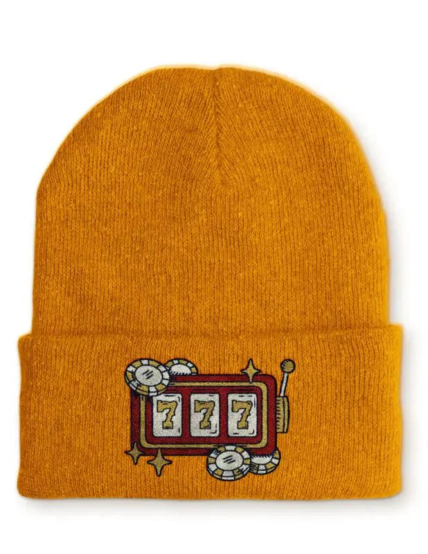Slot Maschine Statement Beanie Mütze mit Spruch - tshirtladen - Mütze