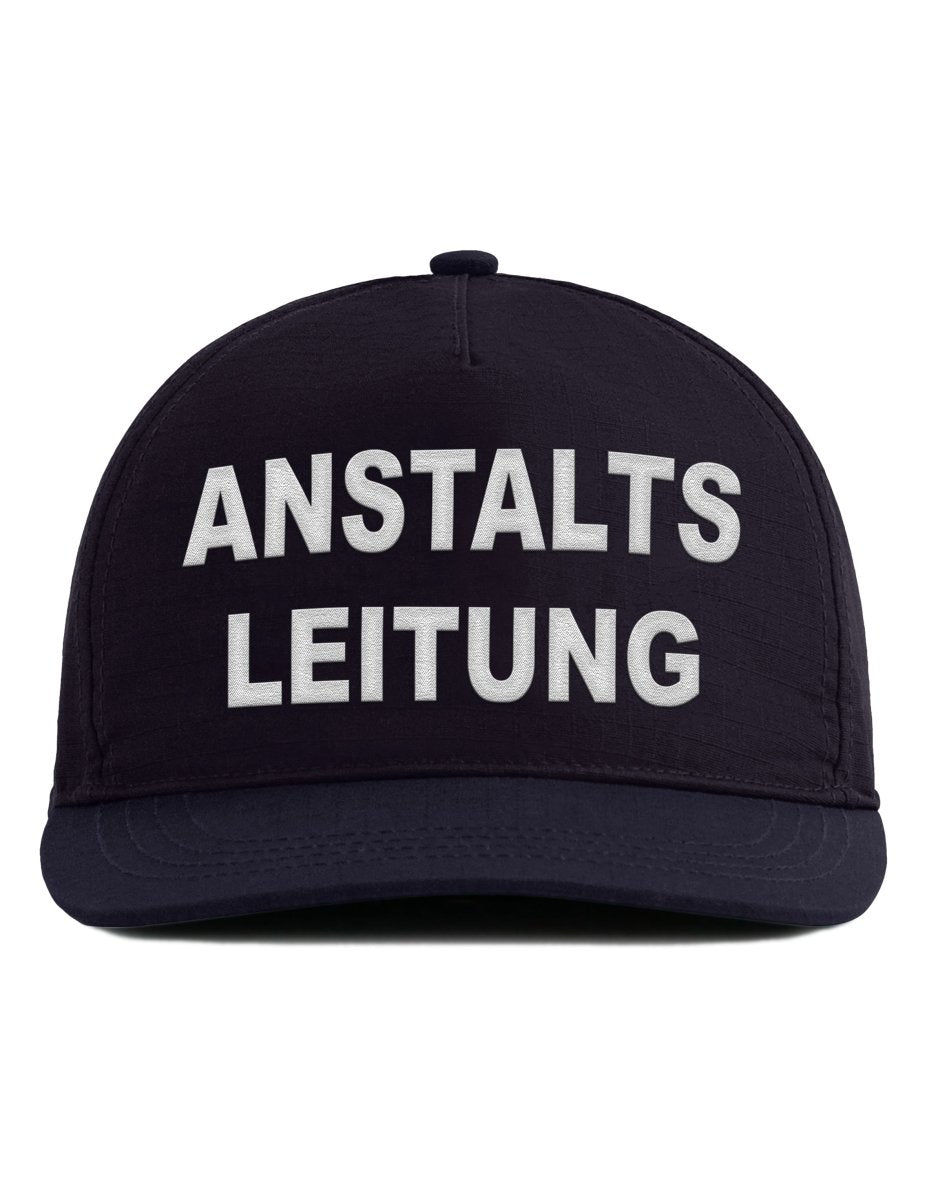 Snapback Cap – Anstaltsleitung – Unisex - Bestickt - Schwarzer - Kaffee