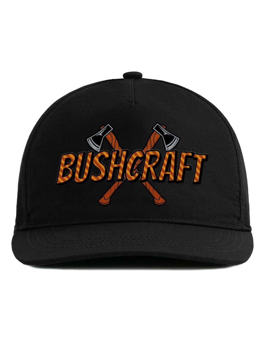Snapback Cap – Bushcraft – Unisex - Bestickt - Schwarzer - Kaffee